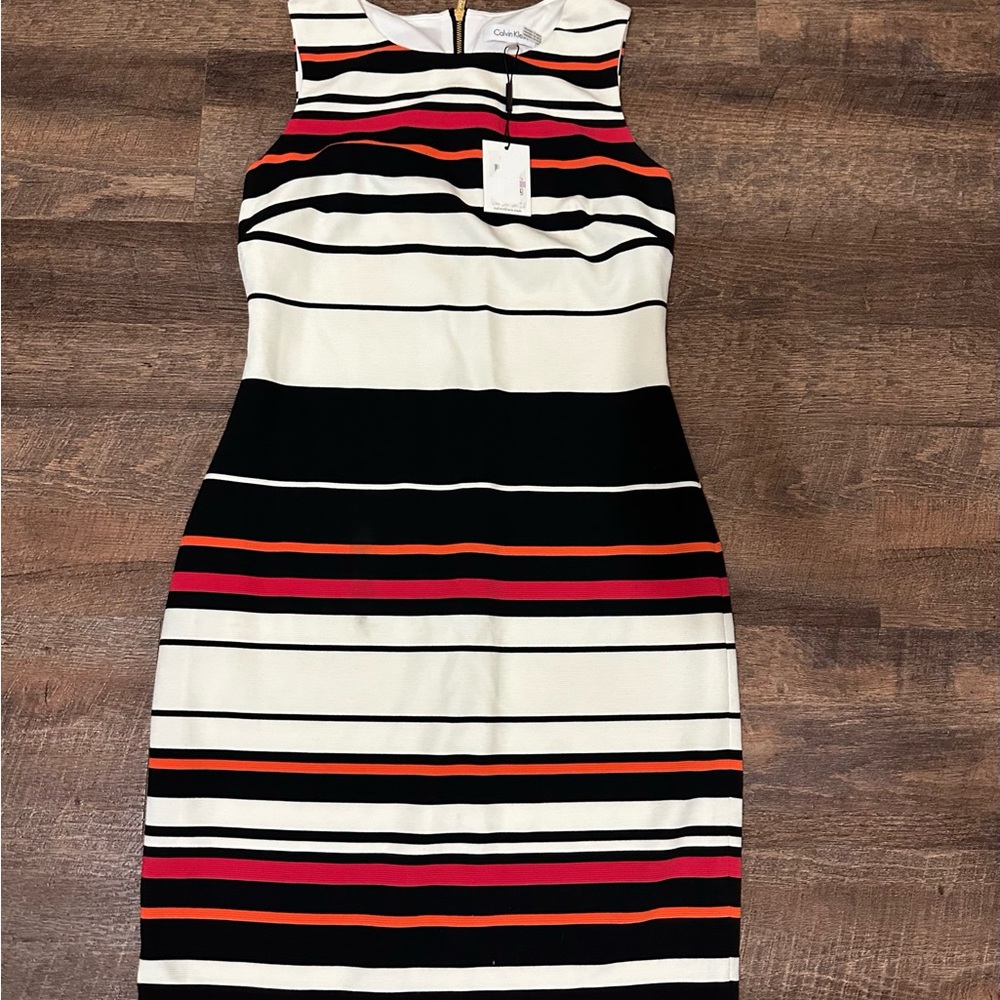 Calvin Klein Striped Dress